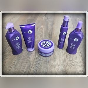It's a 10 Express Miracle Silk Set (Full Size Bottles)